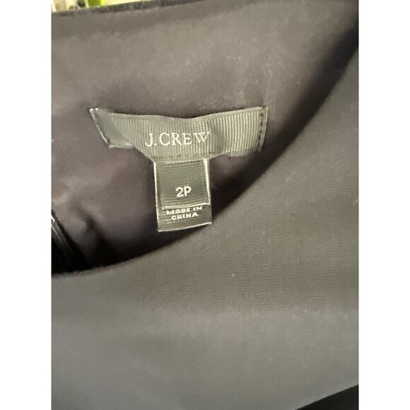 J.Crew sz S Black work career formal sheath knee length Dress - Picture 5 of 9